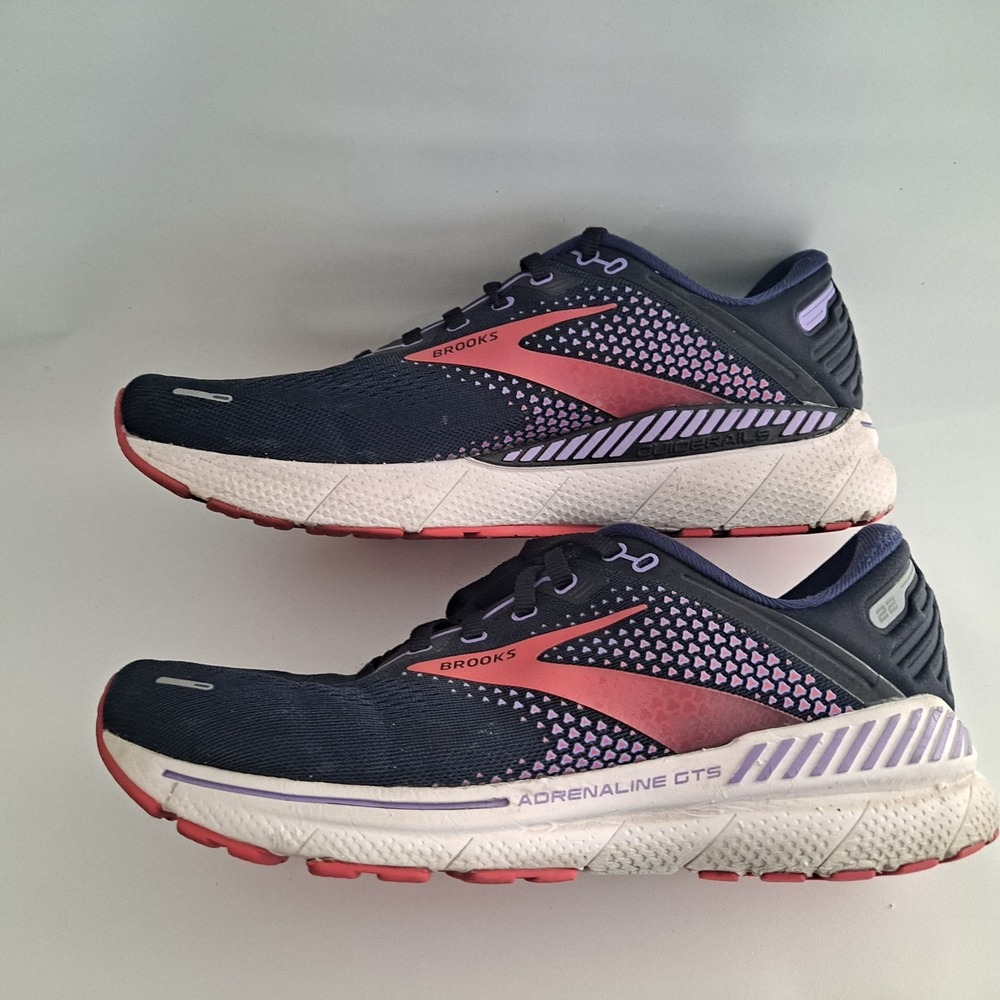 Brooks Womens Adrenaline Gts‎ 22 Running Shoes Blue 1203531D080 Lace Up 11D - Picture 8 of 9